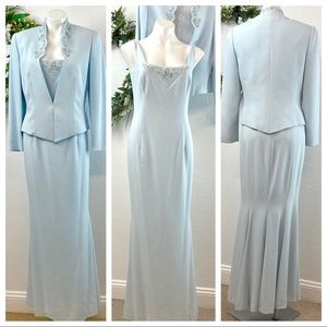 Daymor Sea Blue Beaded mother of the bride